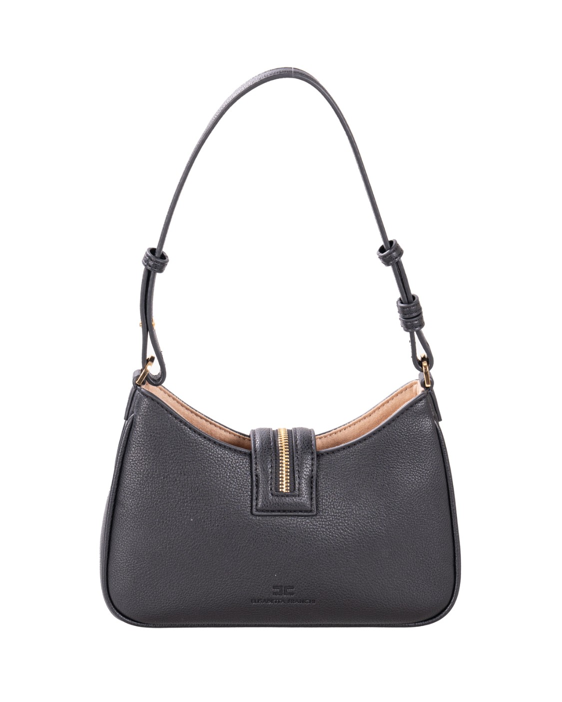 shop ELISABETTA FRANCHI  Borsa: Elisabetta Franchi borsa Hobo Piccola.
Materiale sintetico effetto pelle.
Cerniera rifinita da tirazip logato in metallo dorato. Accessorio in metallo dorato. Dimensioni: 22 x 15,5 x 4 cm.
Composizione: 59% Poliestere 22% Polvere di legno 19% Poliuretanica.
Made in Italy.. BS73A47E2-110 number 9195485